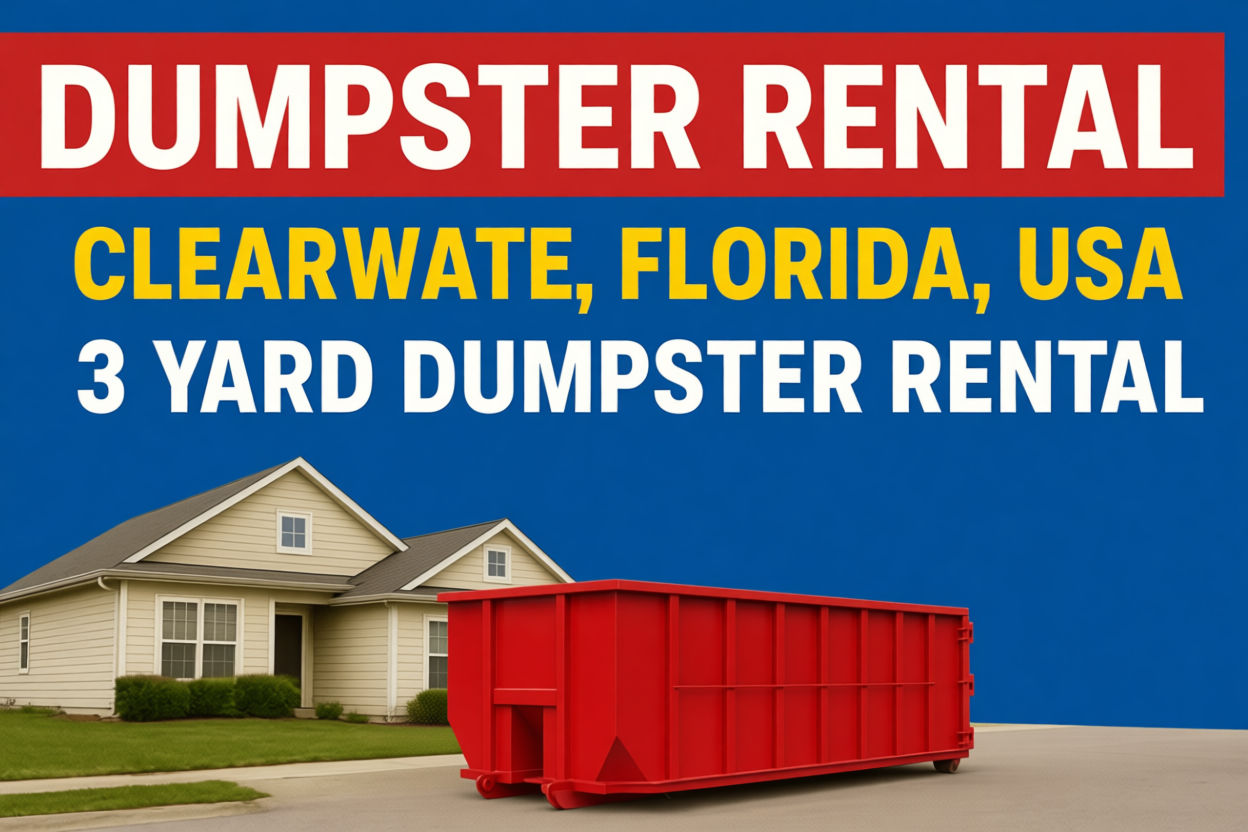 3 Yard Dumpsters Rental Clearwater FL